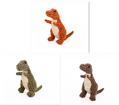 Dinosaurier-Kauspielzeug in drei Farben