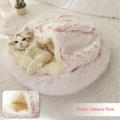 Haustierbett in Plush Sakura Pink