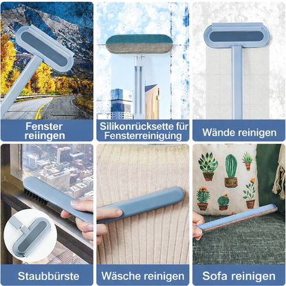 4-in-1 Tierhaar-Entfernungsbürste mit mehreren Funktionen für Haushalt und Fenster