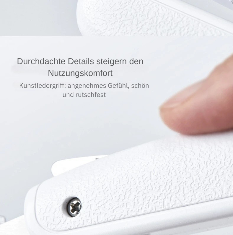 Krallenschere mit rutschfestem Kunstledergriff