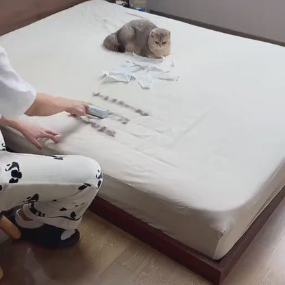 Tierhaar-Entferner Handschuh in der Anwendung